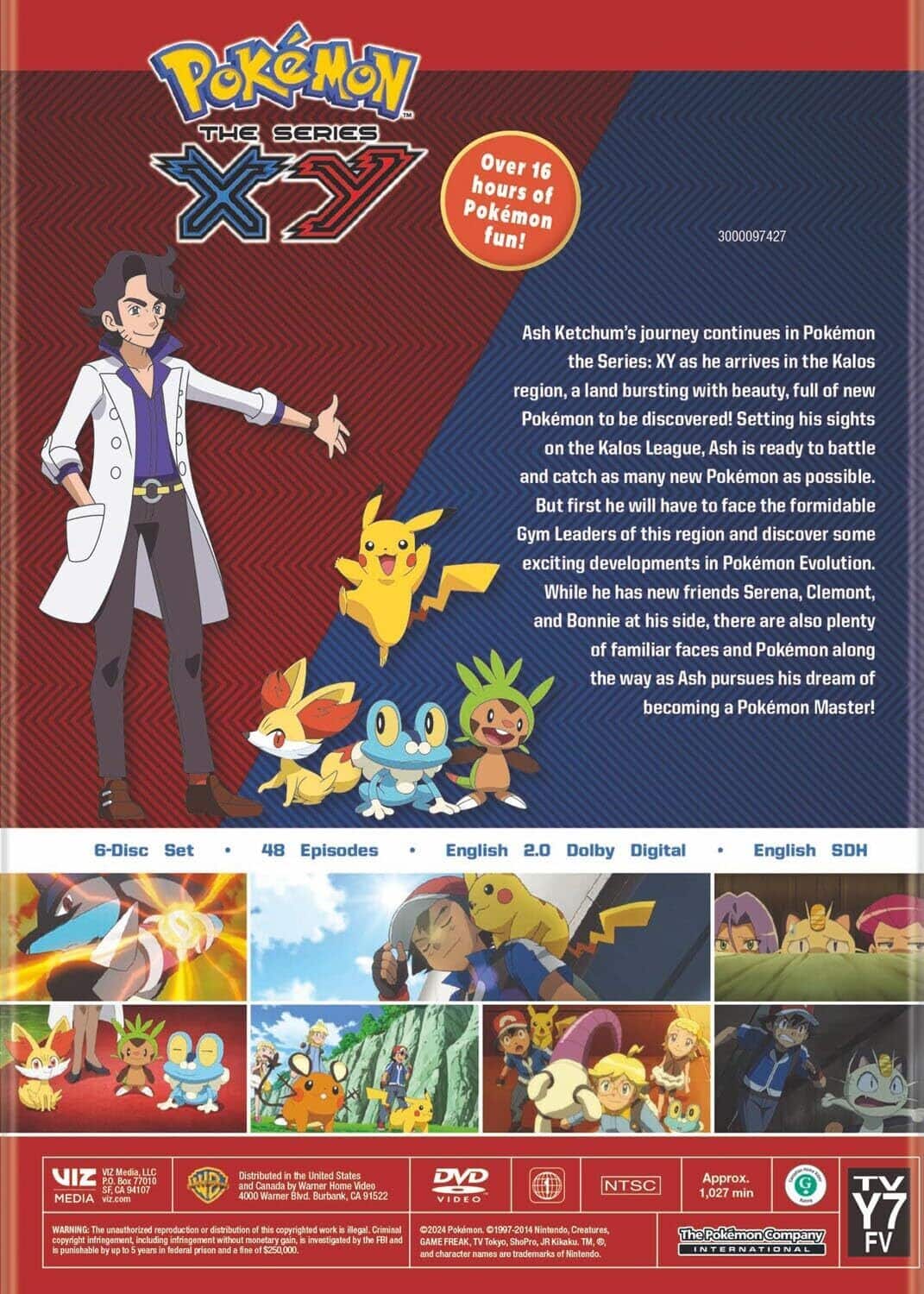 Pokémon: The Series XY Complete Season [DVD] [Standard] [6 Discs