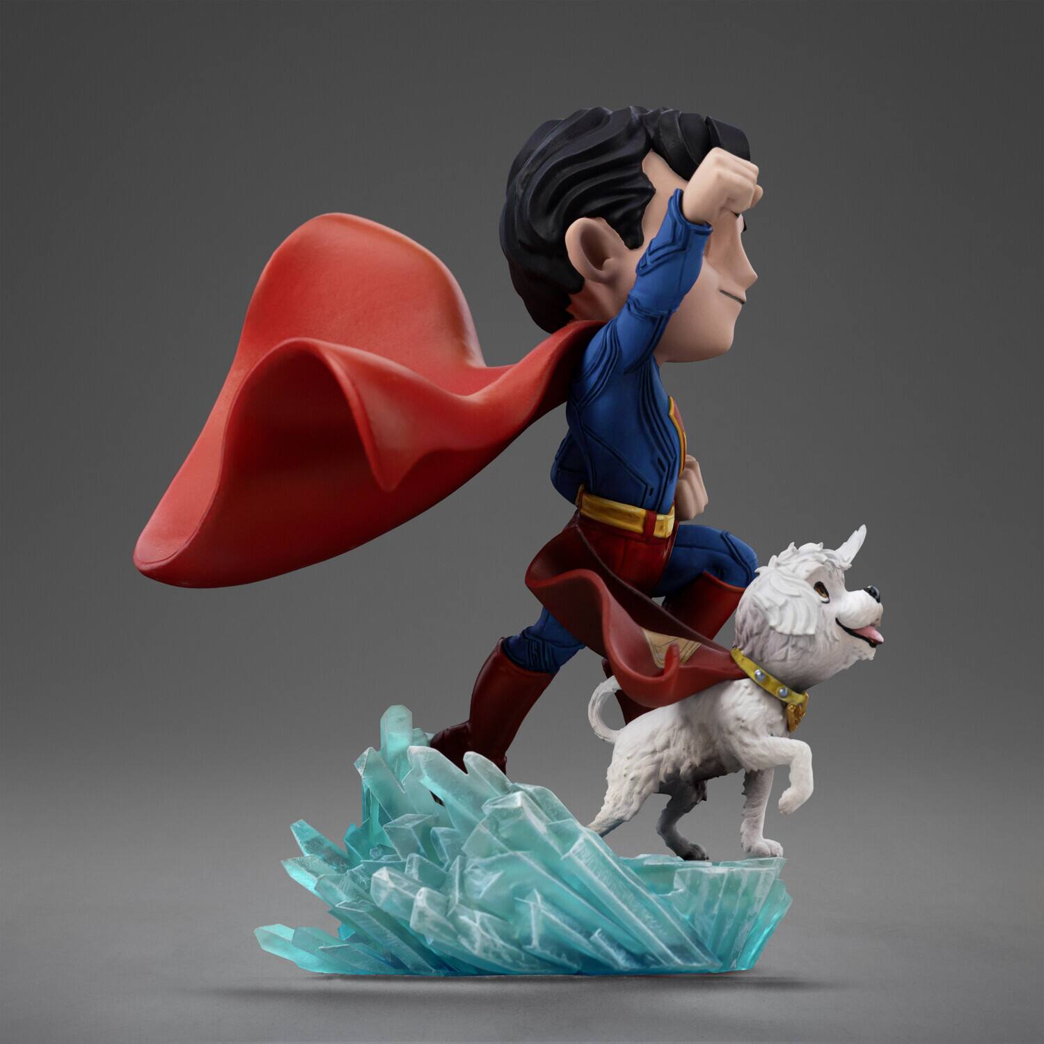 Alt View 2. Iron Studios - Iron Studios - Superman - MiniCo - Superman & Krypto Figure   - Collectibles - Multicolor.
