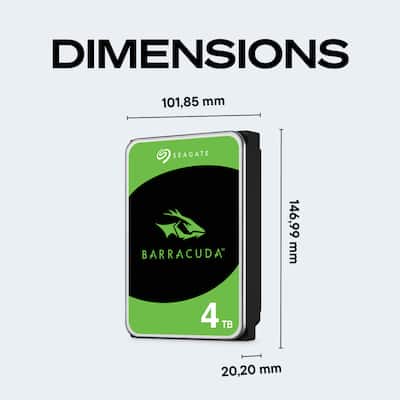 Seagate Barracuda 4TB Internal Hard Drive for Desktops ST4000DMZ04 Seagate Barracuda 4TB Internal Hard Drive for Desktops ST4000DMZ04