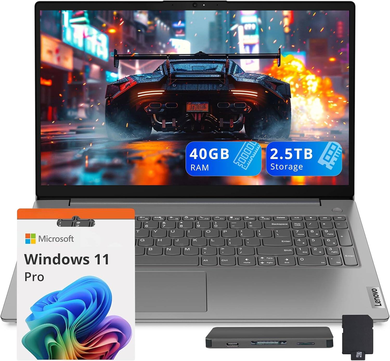 "Lenovo - V15 G4 IRU 15.6"" FHD Business Laptop, Intel Core i7-13620H,40GB RAM,2TB SSD+512GB Docking Station,Win 11 Pro - Gray" price history on PriceWatchPro