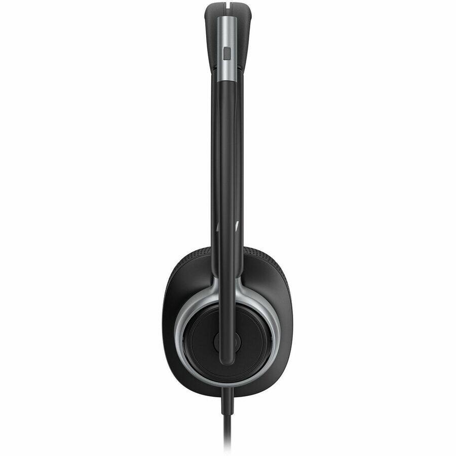 Alt View 6. Poly - Poly Mission 615 Monaural USB Wired Headset (Bulk) (C01C3A6) - Microsoft Teams Certification - Mono - USB, USB Type C - Black.