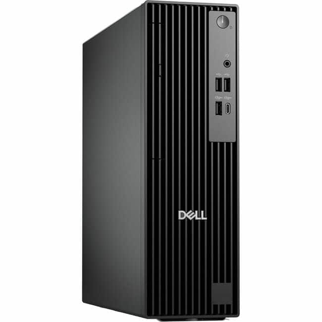 Dell - Pro QCS1255 Desktop Computer - AMD Ryzen 5 PRO 8500G - 16 GB - 512 GB SSD - Slim PC - Standard AMD Chip - Black