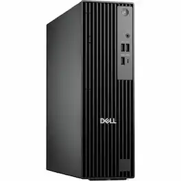 Dell - Pro QCS1255 Desktop Computer - AMD Ryzen 5 PRO 8500G - 16 GB - 512 GB SSD - Slim PC - Standard AMD Chip - Black