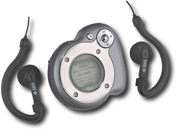 Angle Standard. Rio - Forge Sport 256MB* MP3 Player.