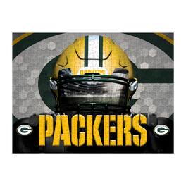 Sporticulture - Green Bay Packers 18" x 24" 3D Facemask Puzzle - Multicolor