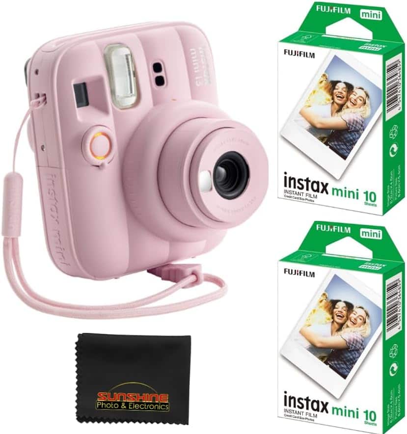 Fujifilm - Instax Mini 13 Instant Film Camera (Candy Pink) with 20 Sheets instax Mini