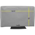 Solaire - Outdoor TV Cover for Most Flat-Panel TVs Up to 60" - Gray