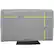 Front. Solaire - Outdoor TV Cover for Most Flat-Panel TVs Up to 60" - Gray.