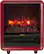 Front. Fireplace Electric Heater - Red.