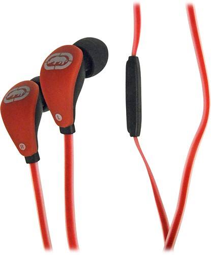 Best Buy: Ecko Glow Earbud Headphones Red EKU-GLW-RD