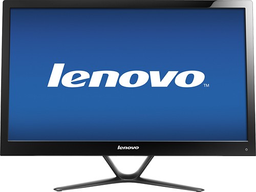  Lenovo - 21.5&quot; Widescreen Flat-Panel IPS LED HD Monitor - Black