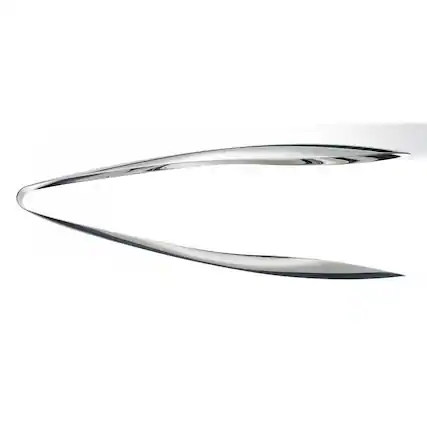 Front. Cuisipro - 9 Inch Tempo Tongs, Stainless Steel - Silver.