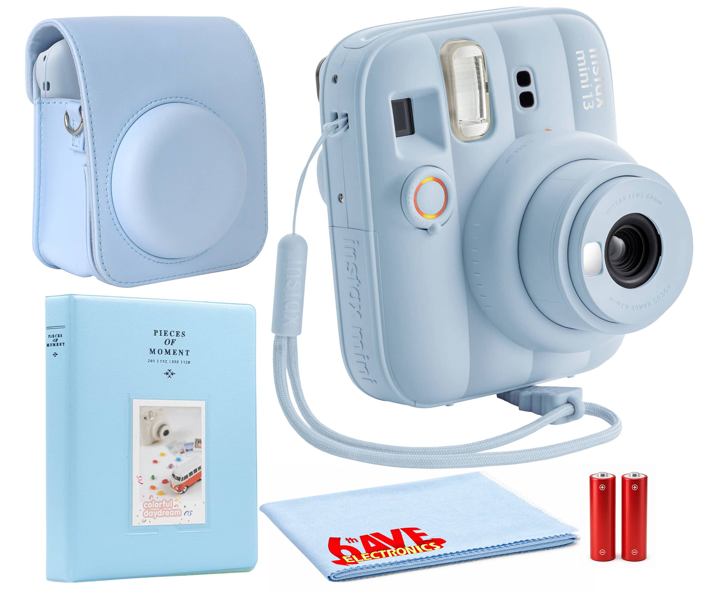 Fujifilm - INSTAX MINI 13 Instant Film Camera (Frost Cleaning Cloth + More - Blue
