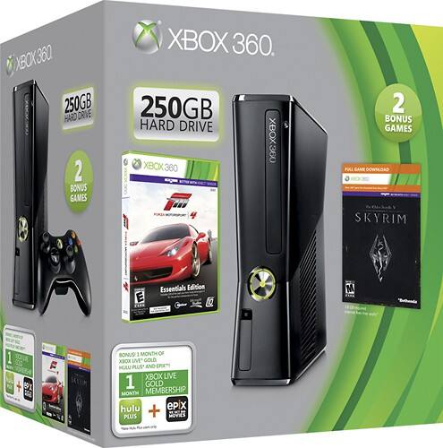 Xbox 360 250GB Slim Console - (Renewed)