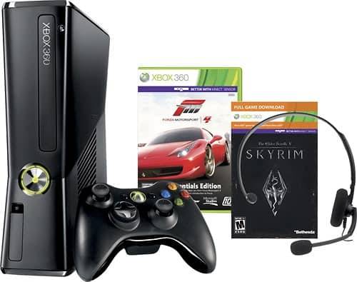 Buy the Microsoft Xbox 360 Slim 250GB Console Bundle Controller & Games #11