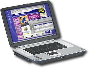 Angle Standard. Toshiba - Satellite 3.4GHz Notebook with HT Technology.