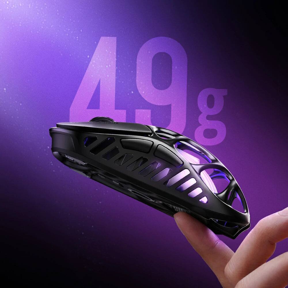 Alt View 3. GravaStar - GravaStar Mercury X Pro 8KHz Wireless Optical Gaming Mouse with 32000 DPI and 49g Magnesium Alloy Frame Neon Grafitti - Neon Grafitti.