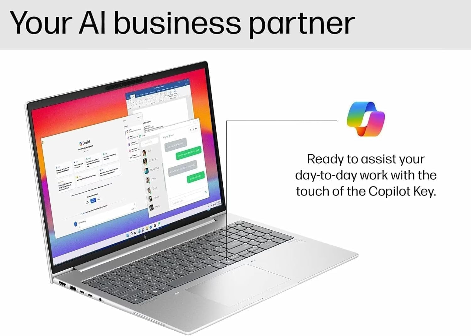 Your AI business partner

Ready to assist your day-to-day work with the touch of the Copilot Key.
