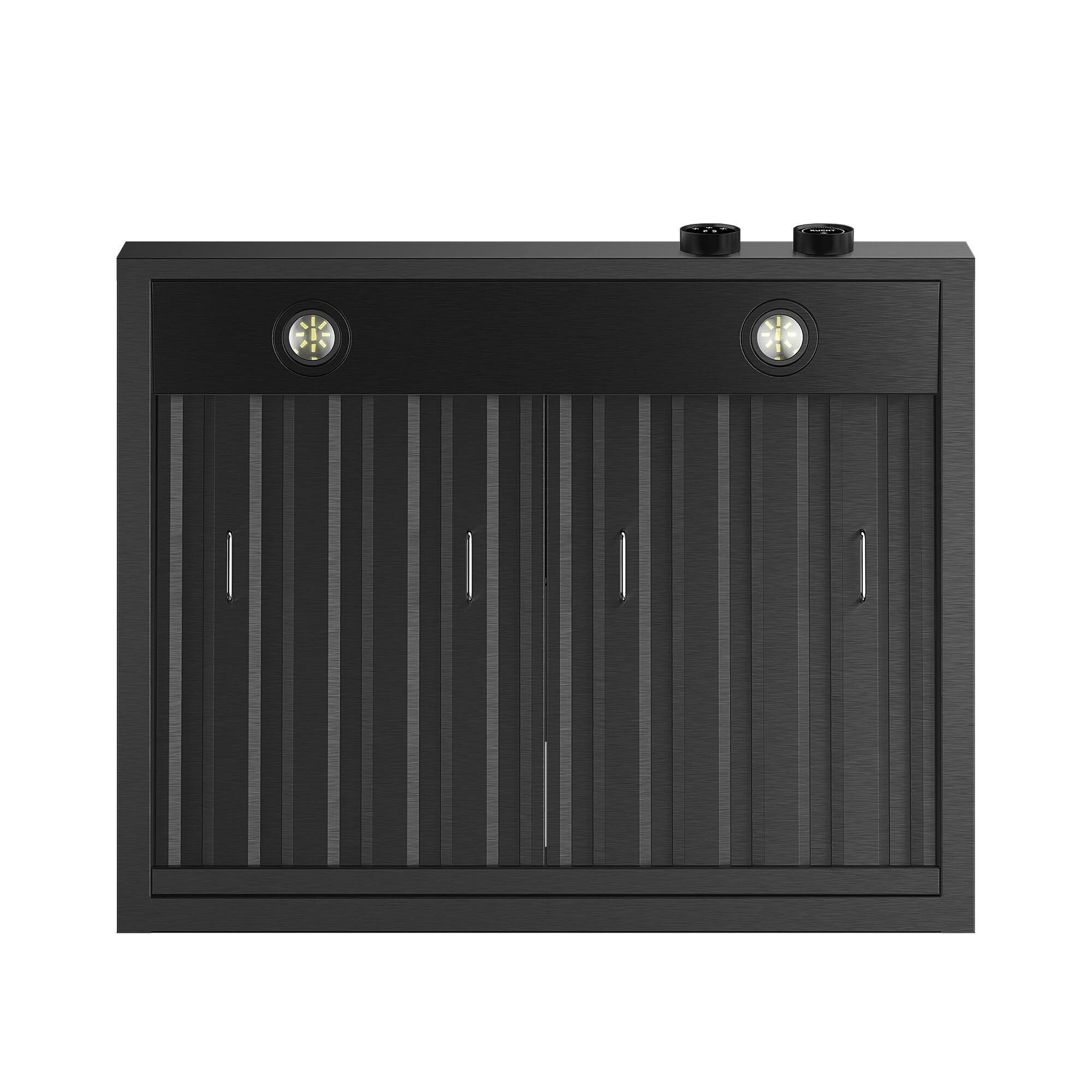 Alt View 2. Kucht - Pro Style 30 in. 900 CFM Under Cabinet Range Hood, Dark Stainless Steel , Digital Controls - Dark Stainless Steel.