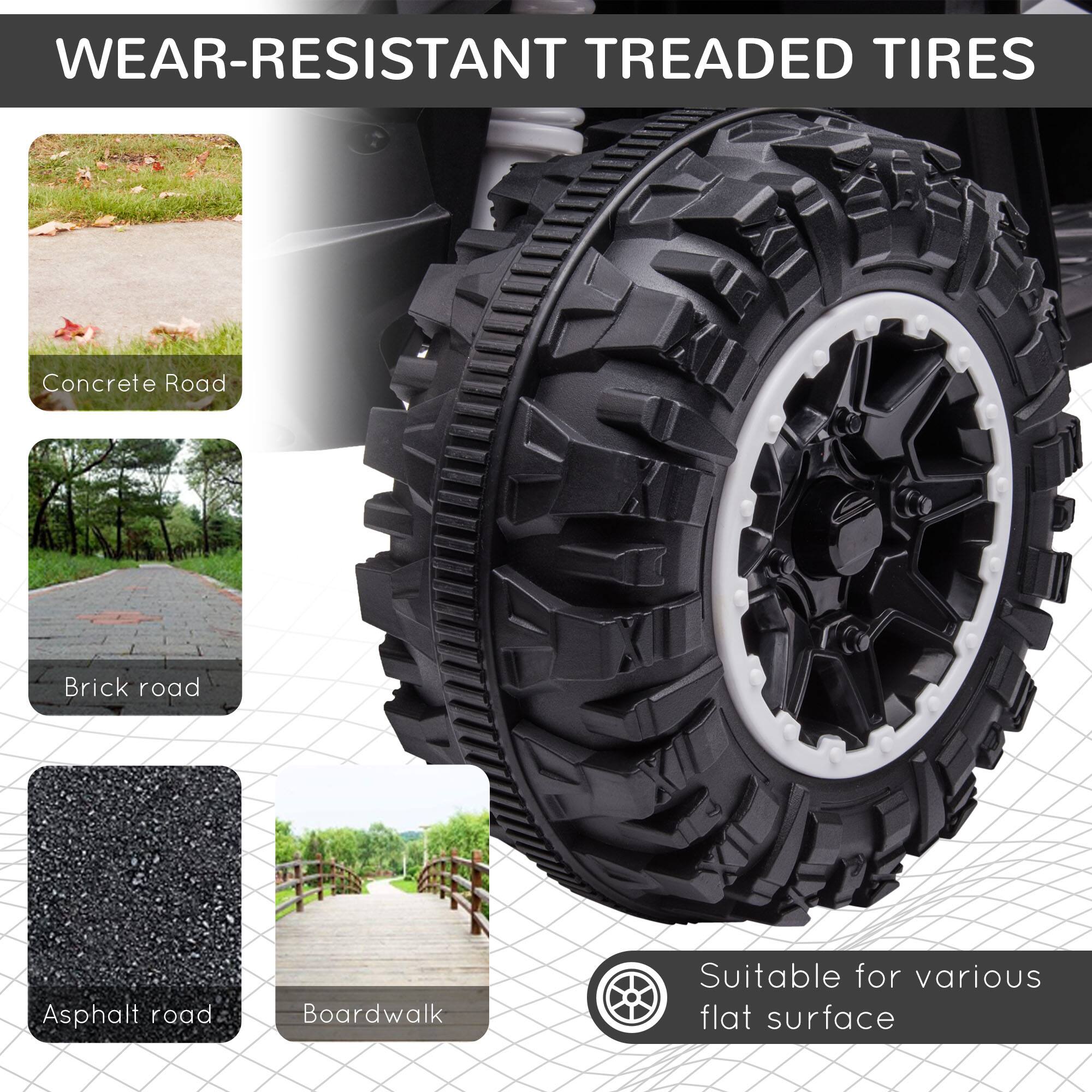 WEAR-RESISTANT TREADED TIRES

Concrete Road  
Brick Road  
Asphalt Road  
Boardwalk  

Suitable for various flat surface