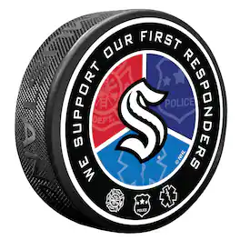 Mustang Drinkware - Seattle Kraken First Responders Puck - Multicolor