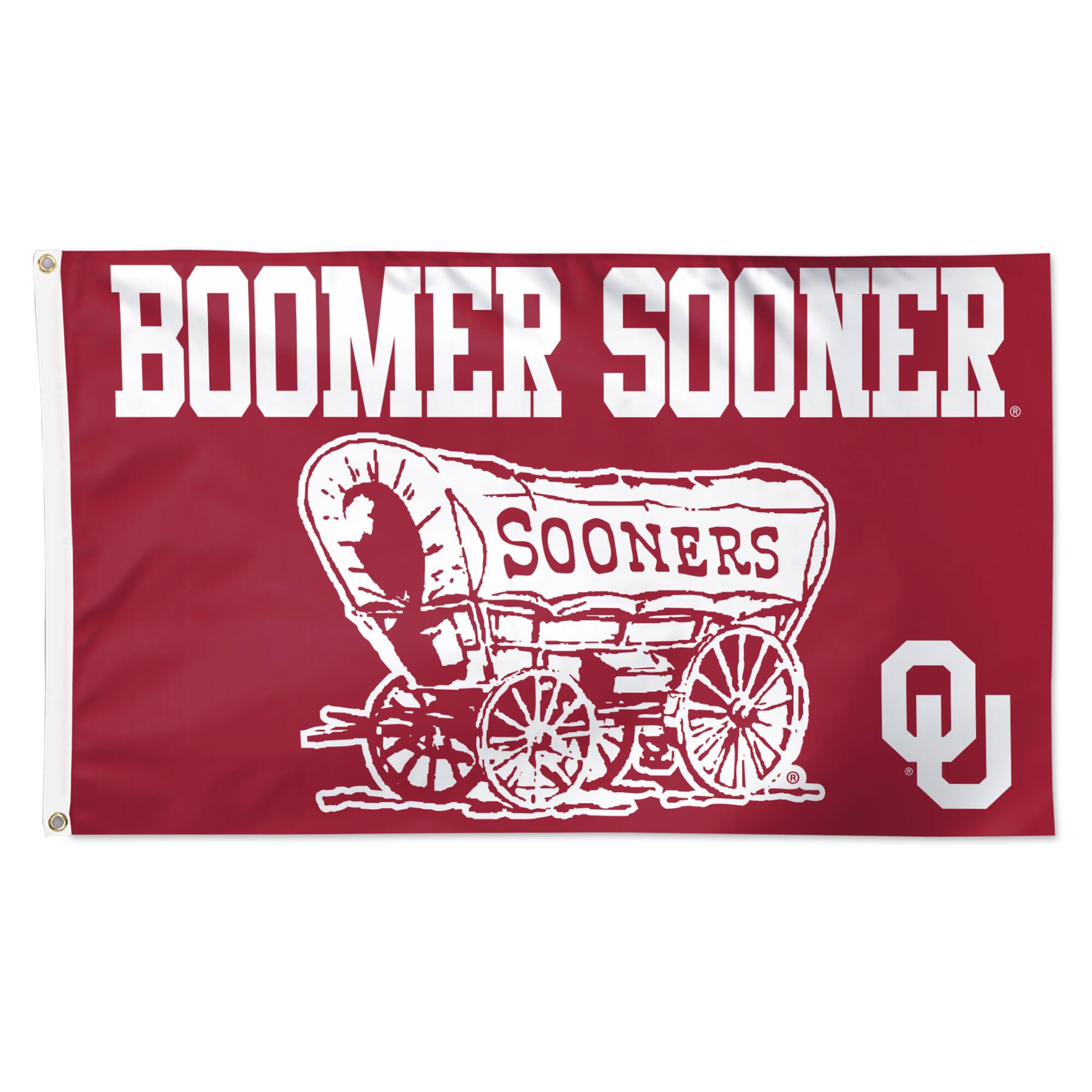 WinCraft - Oklahoma Sooners 3' x 5' Single-Sided Deluxe Mascot Flag - Multicolor