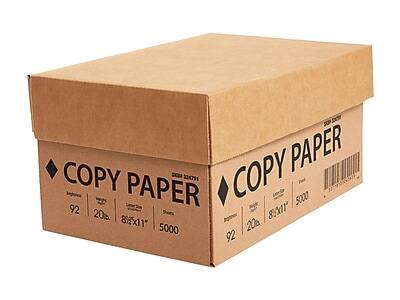 COPY PAPER  
92  
20 lb.  
8.5x11"  
5000 sheets