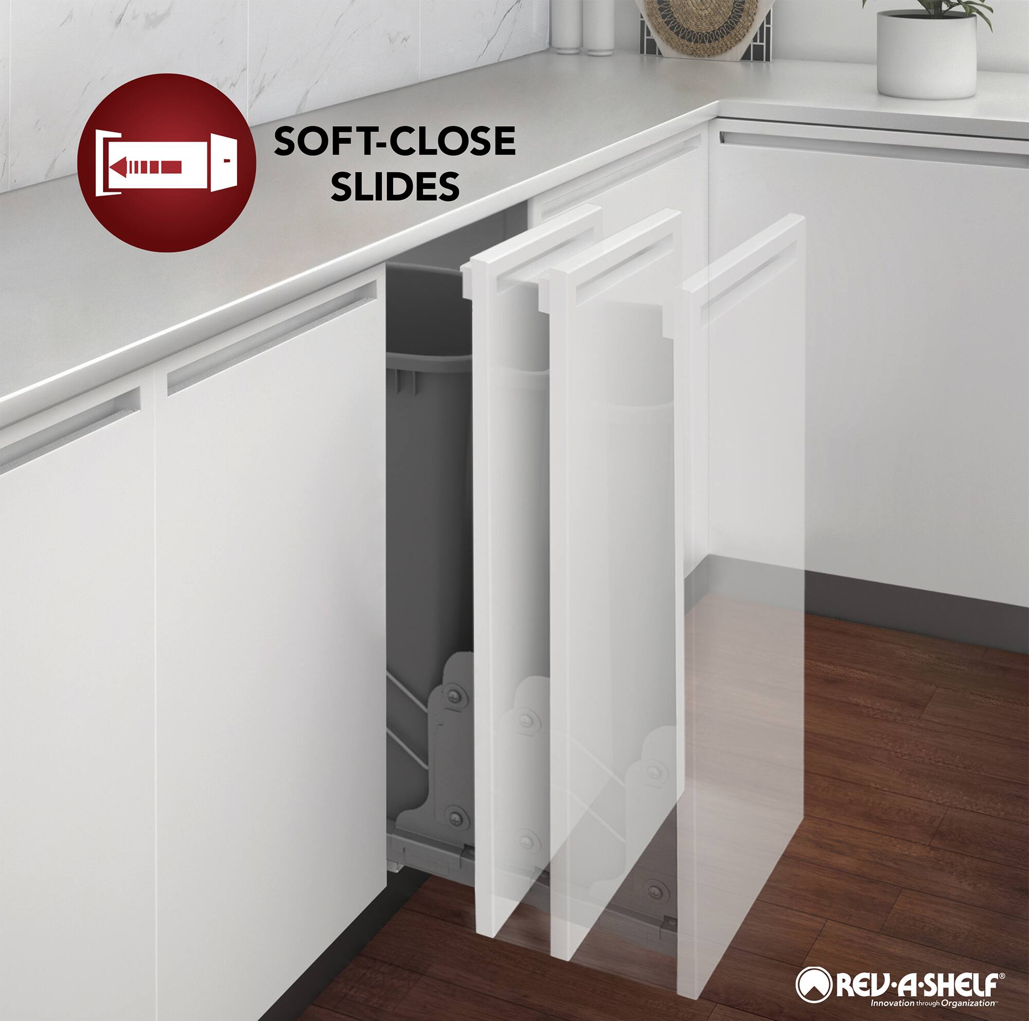 SOFT-CLOSE SLIDES REV-A-SHELF RED Enhance your Organization