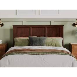 Hivvago - Queen size Traditional Style Headboard in Walnut Wood Finish - Brown
