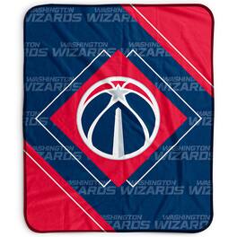 Pegasus - Washington Wizards 50" x 60" Diamond Logo Fleece Blanket - Multicolor