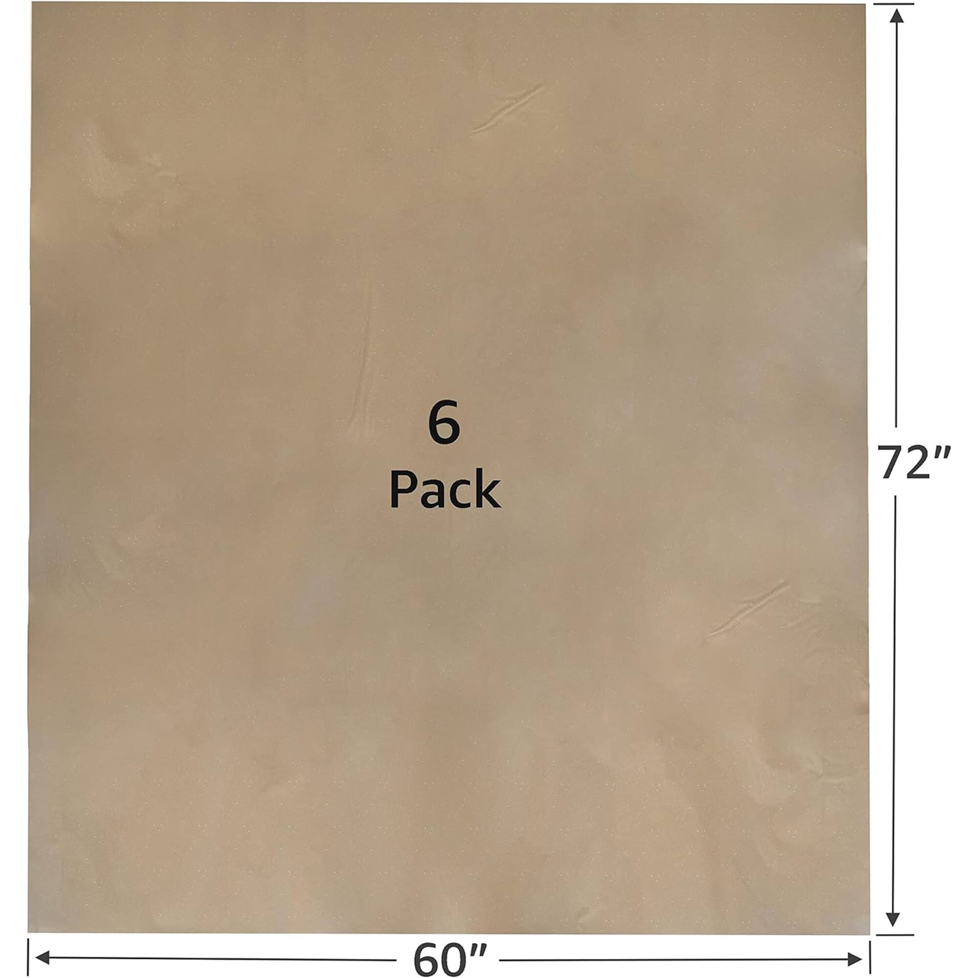 6 Pack  
72" x 60"
