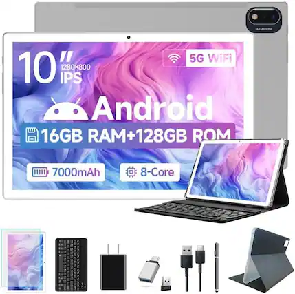 LA CAMERA " 5G WiFi 10" 1280x800 IPS Android 16GB RAM+128GB ROM 7000mAh 8-Core