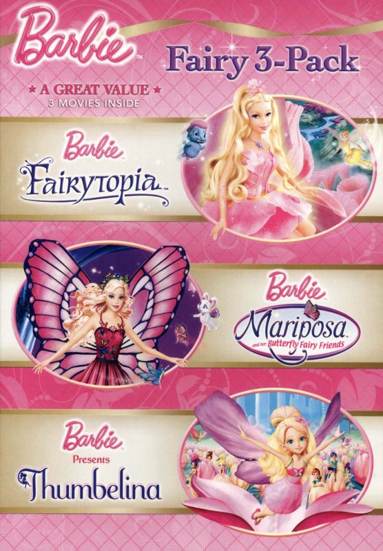  Barbie: Fairy 3-Pack [3 Discs] [DVD]