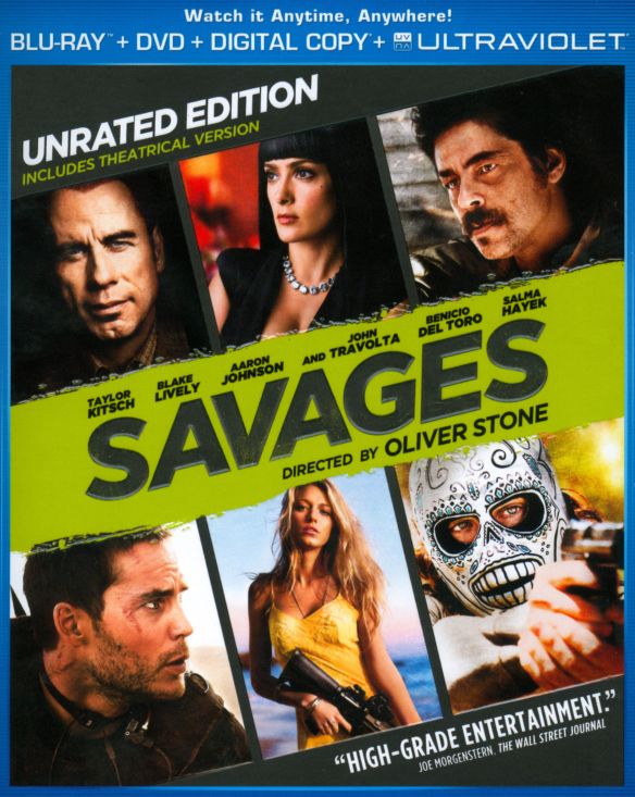  Savages [Unrated] [2 Discs] [Includes Digital Copy] [Blu-ray/DVD] [2012]