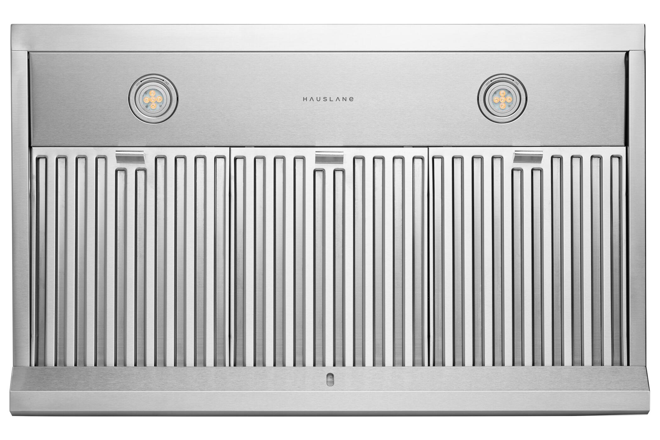 Alt View 3. Hauslane - Hauslane UC-PS18 36-in Ducted Stainless Steel Undercabinet Range Hood with 3-Way Venting System - Silver.