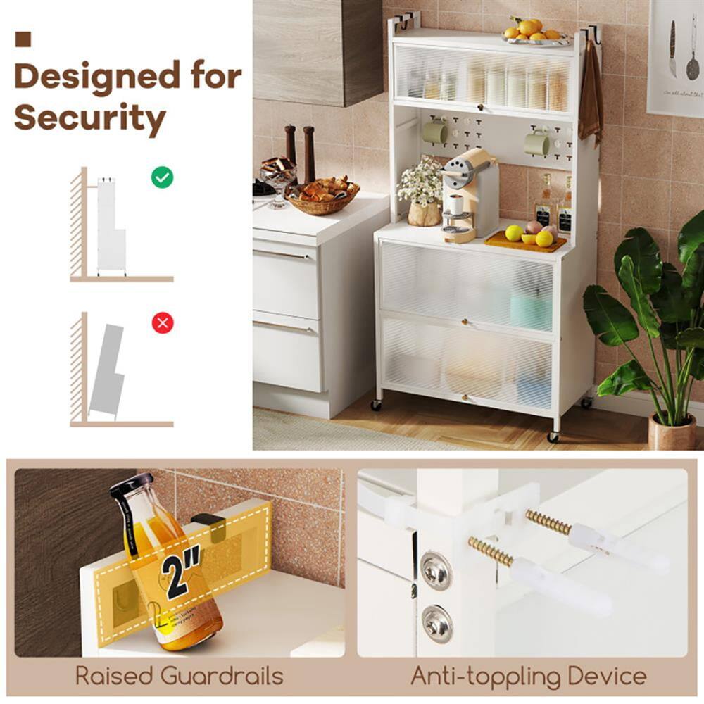 Designed for Security

Raised Guardrails

Anti-toppling Device