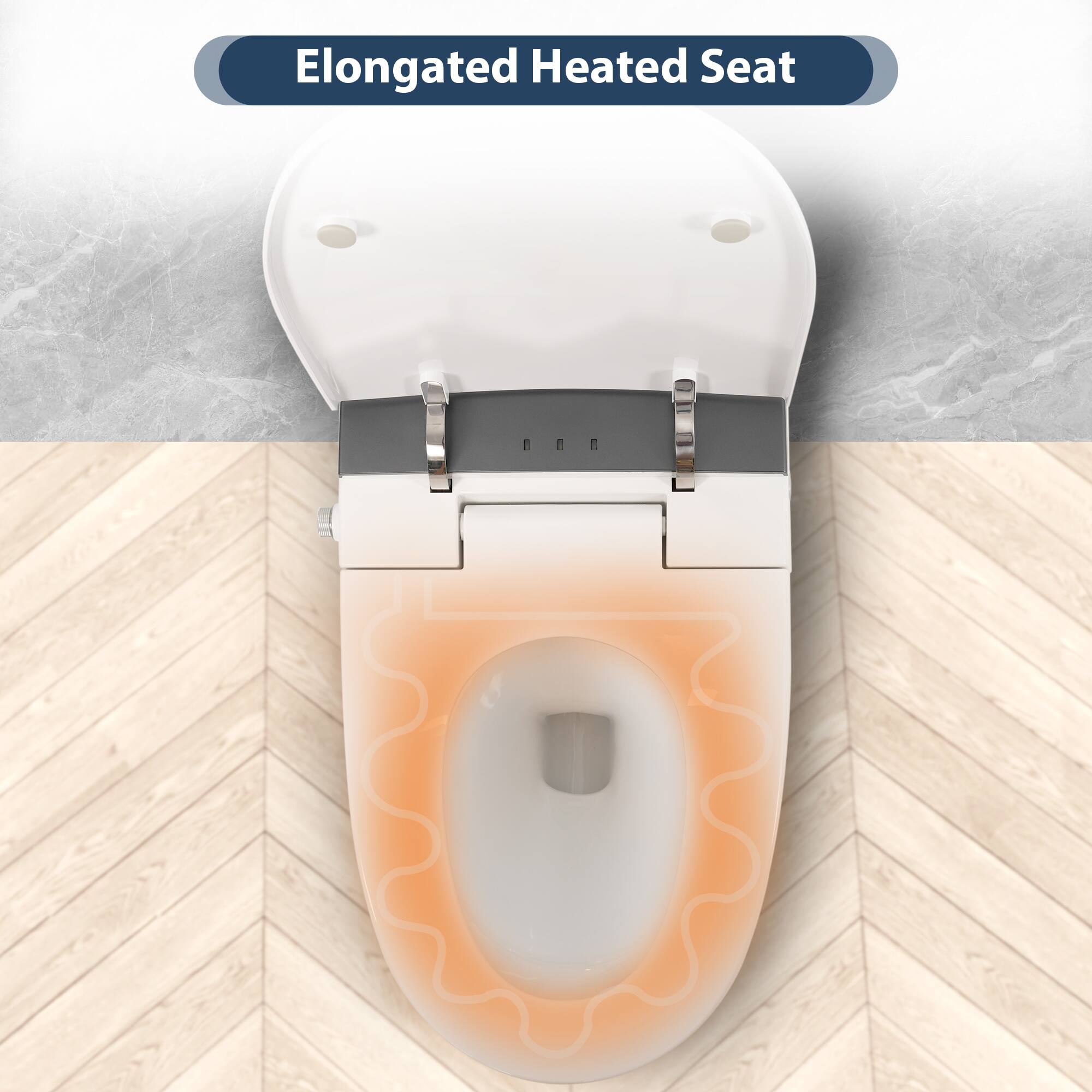 Elongated Heated Seat