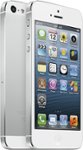 Front Standard. Apple® - iPhone® 5 with 32GB Memory Mobile Phone - White & Silver (AT&T).