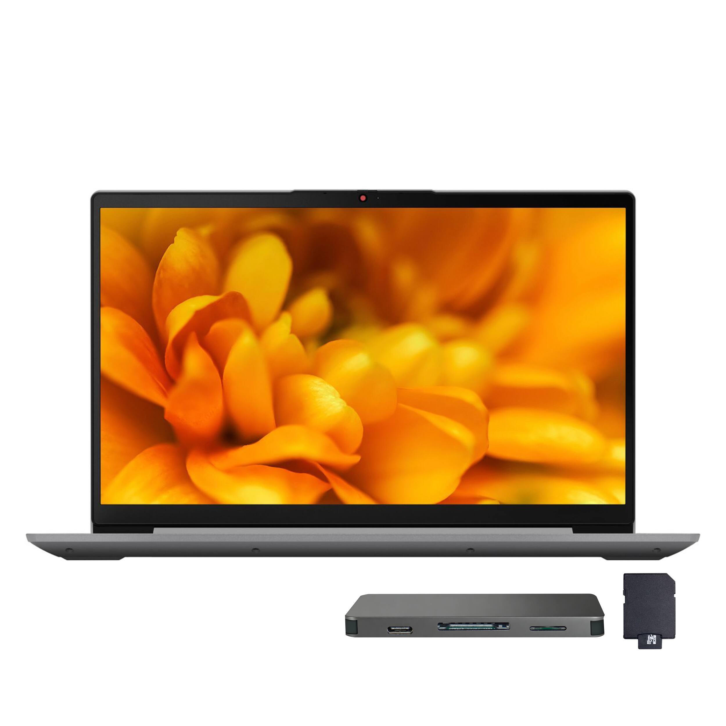 Front. Lenovo - Lenovo Ideapad 3i 15.6" FHD Laptop,Intel i3-1115G4,Intel UHD Graphics,12GB RAM,512GB SSD+160GB Dock Set,Win 11,Almond - Almond.