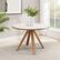 Alt View Zoom 12. Walker Edison - Mid-Century Modern Minimalist Round Dining Table - White.