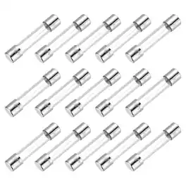 Unique Bargains - 4A 250V 6x30mm Time Delay Glass Fuse UL Listed Slow Blow Fuse for Home Appliances 15pcs