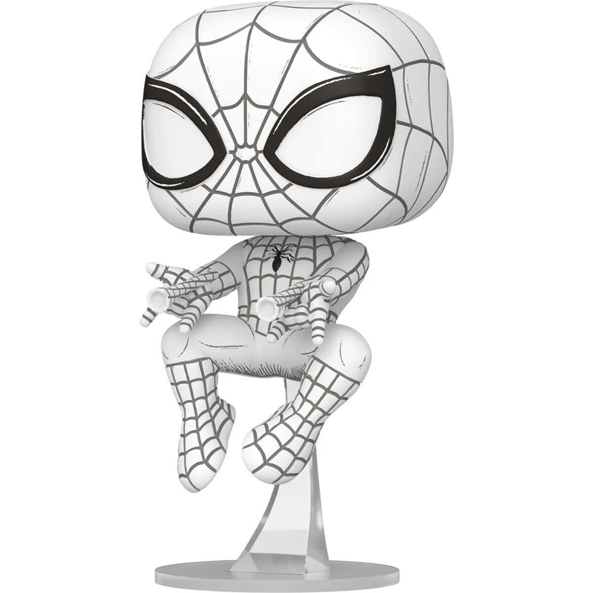 Angle. Funko - Marvel Sketched Spiderman.