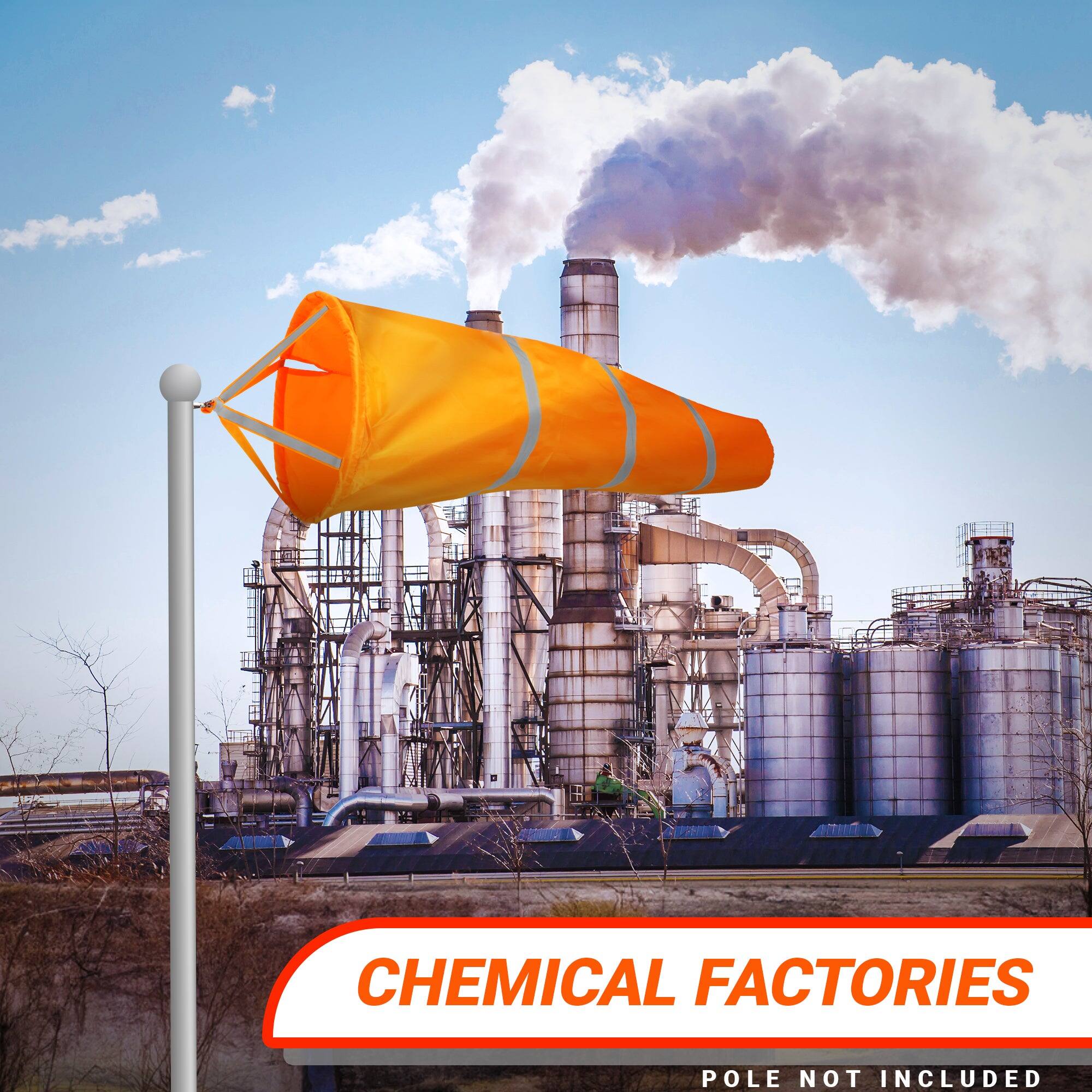 CHEMICAL FACTORIES  
POLE NOT INCLUDED