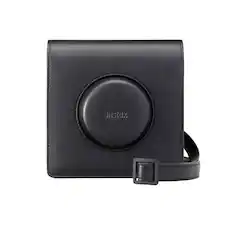 Front. Fujifilm - Fujifilm Case for Instax WIDE Evo Hybrid Instant Camera, Black.