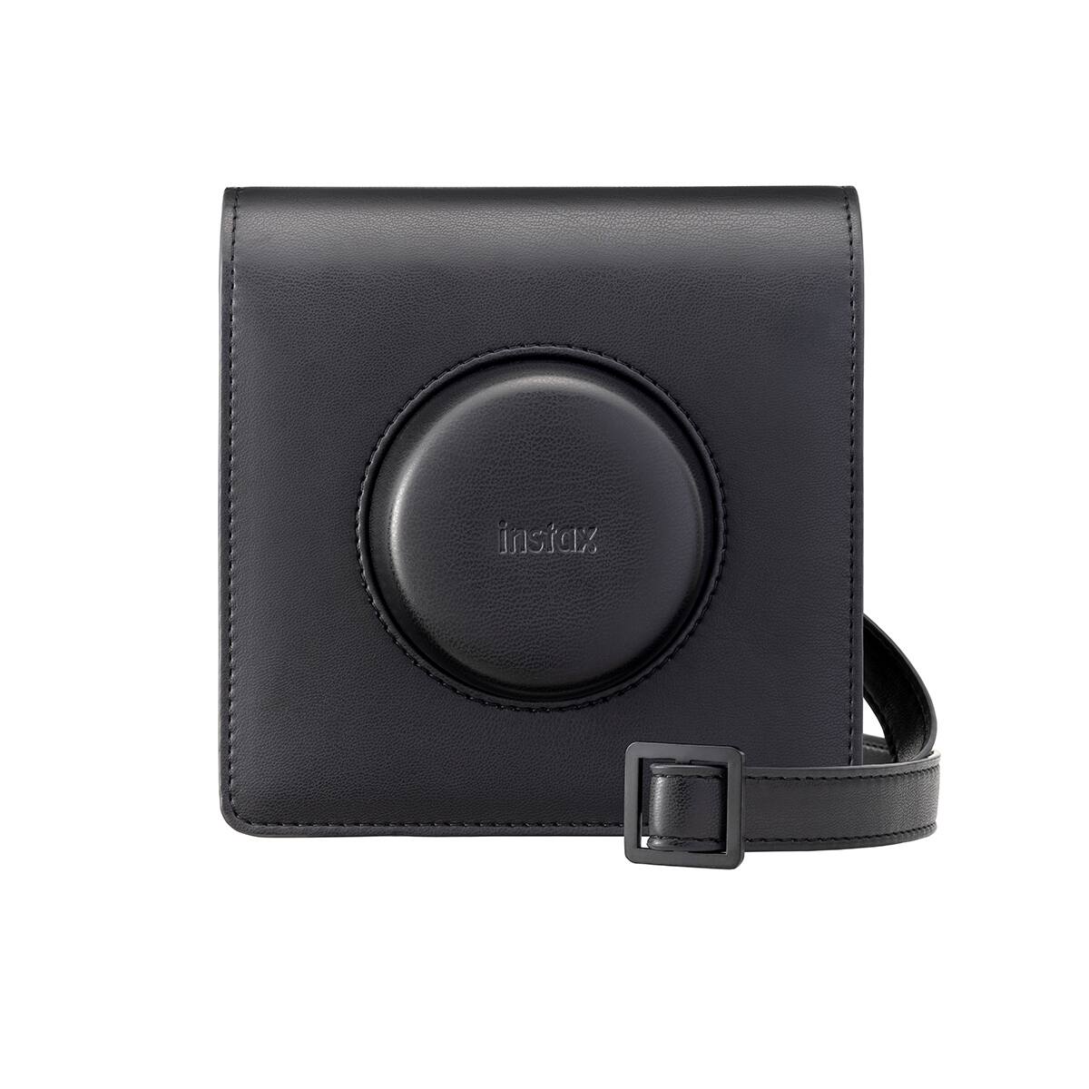 Front. Fujifilm - Fujifilm Case for Instax WIDE Evo Hybrid Instant Camera, Black.