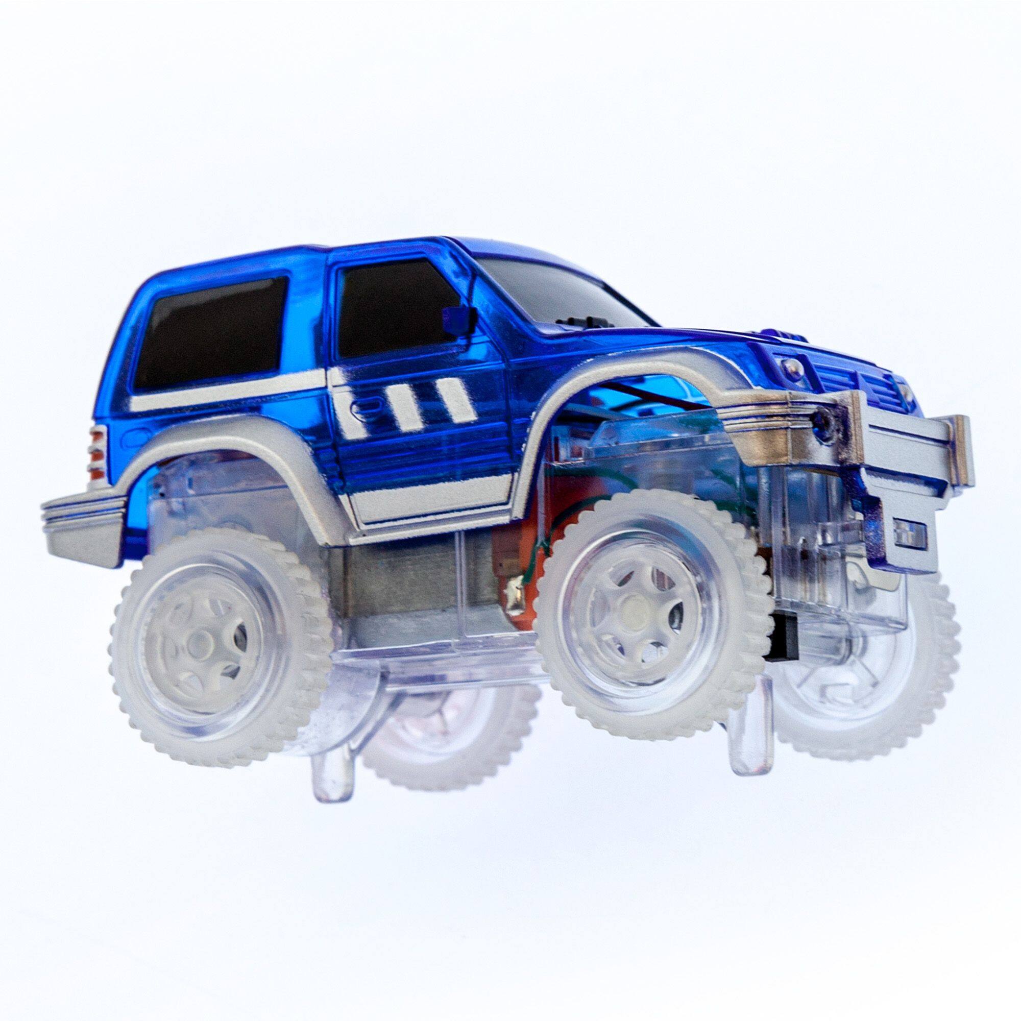 Alt View 2. PicassoTiles - PICASSO-TILES Racing Cars for Magnetic Tiles, 2PCS Cars for Race Track, Construction STEM Building Blocks Toy - Multicolor.