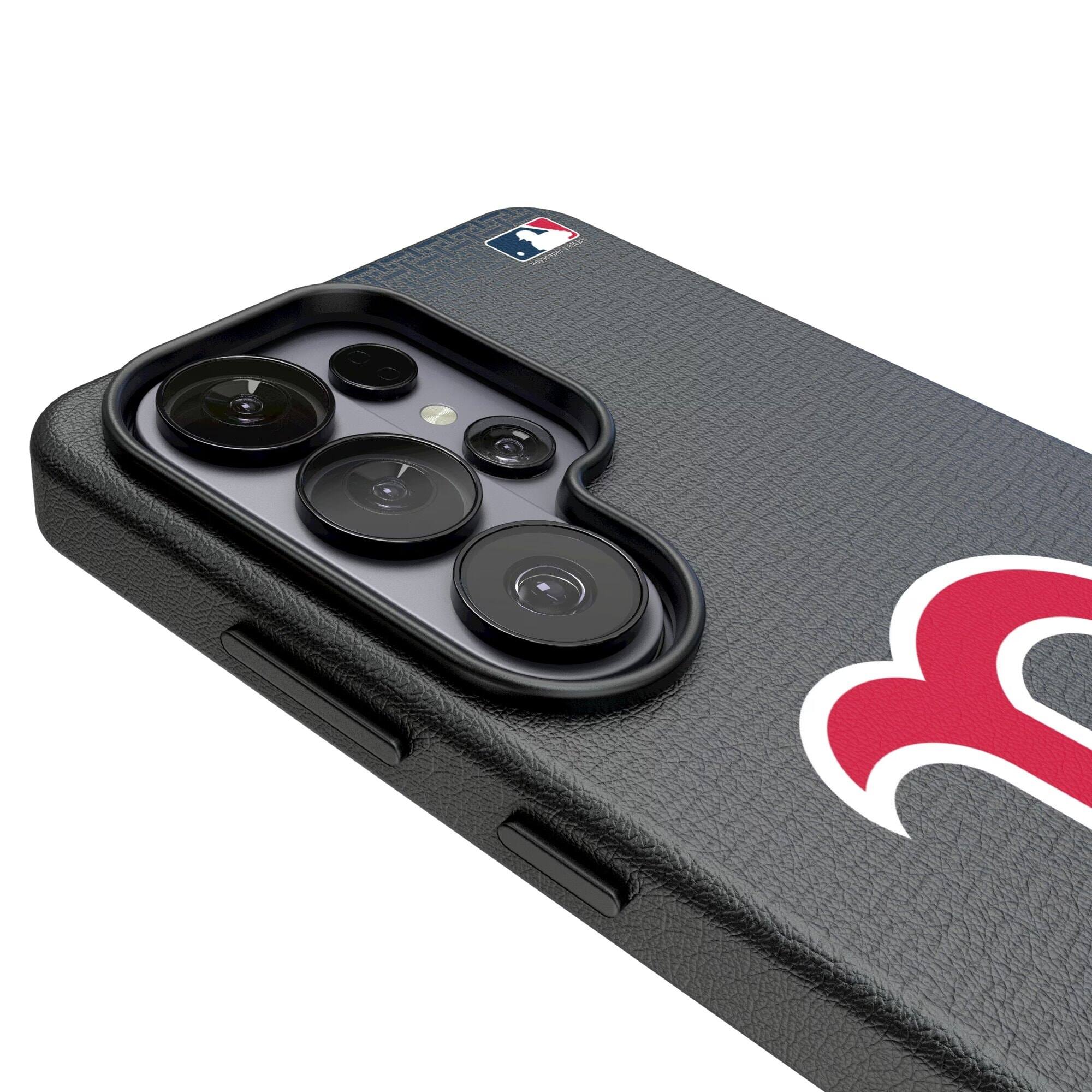 Alt View 2. Keyscaper - Linen Galaxy Magnetic Bump Case - S25 Ultra - Black.