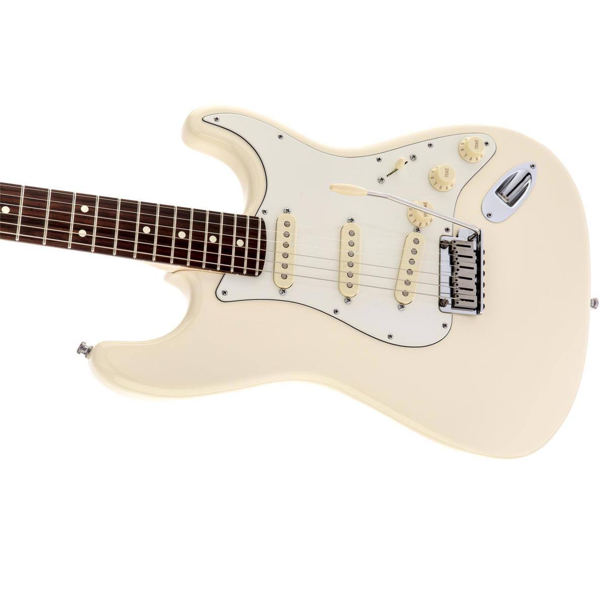 Alt View 4. Fender - Fender Artist Series Jeff Beck Stratocaster Electric Guitar, Rosewood Fingerboard, Olympic White.
