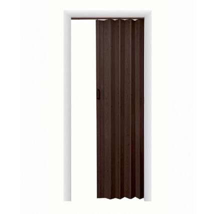Front. LTL Home Products - LTL Home Products 36 x 80 Inch Plaza Espresso Vinyl Accordion Door with Hardware - Espresso.