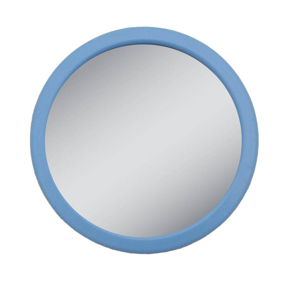 Zadro - E-Z Grip Compact Mirror with 12X Magnification and 18 Suction Cups - Blue